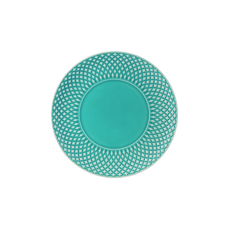 Bordallo Pinheiro Bicos Mint Dessert Plate - 23cm
