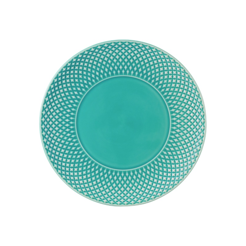 Bordallo Pinheiro Bicos Mint Dinner Plate - 28cm