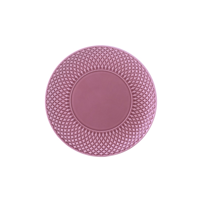 Bordallo Pinheiro Bicos Pink Dessert Plate - 23cm