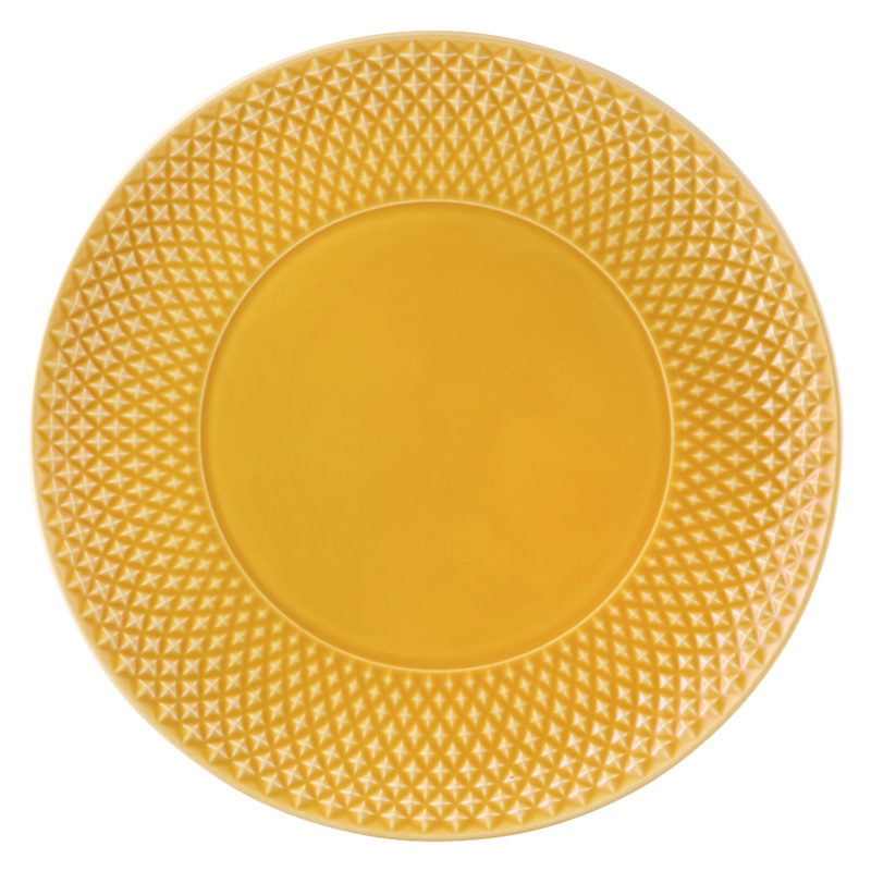 Bordallo Pinheiro Bicos Yellow Large Plate - 33cm