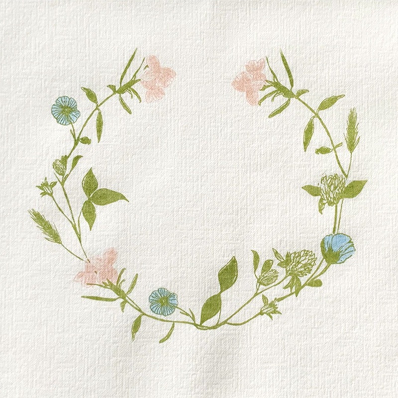 Francoise Paviot French Dinner Napkins - Meadow Flowers