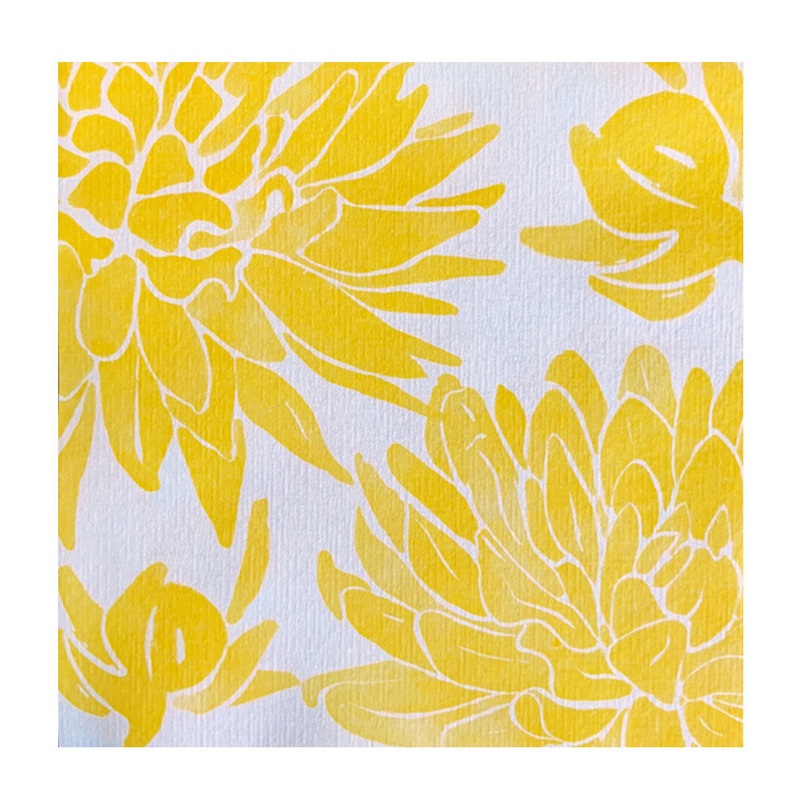 Francoise Paviot French Dinner Napkins - Yellow Dahlia