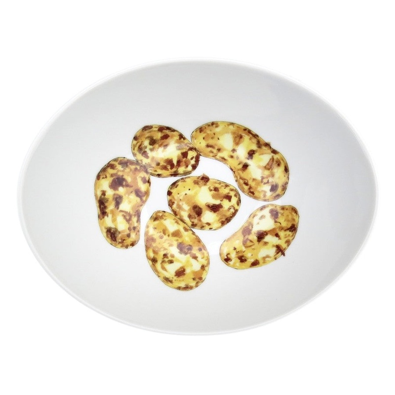 Richard Bramble 18cm Oval Bowl - Potato
