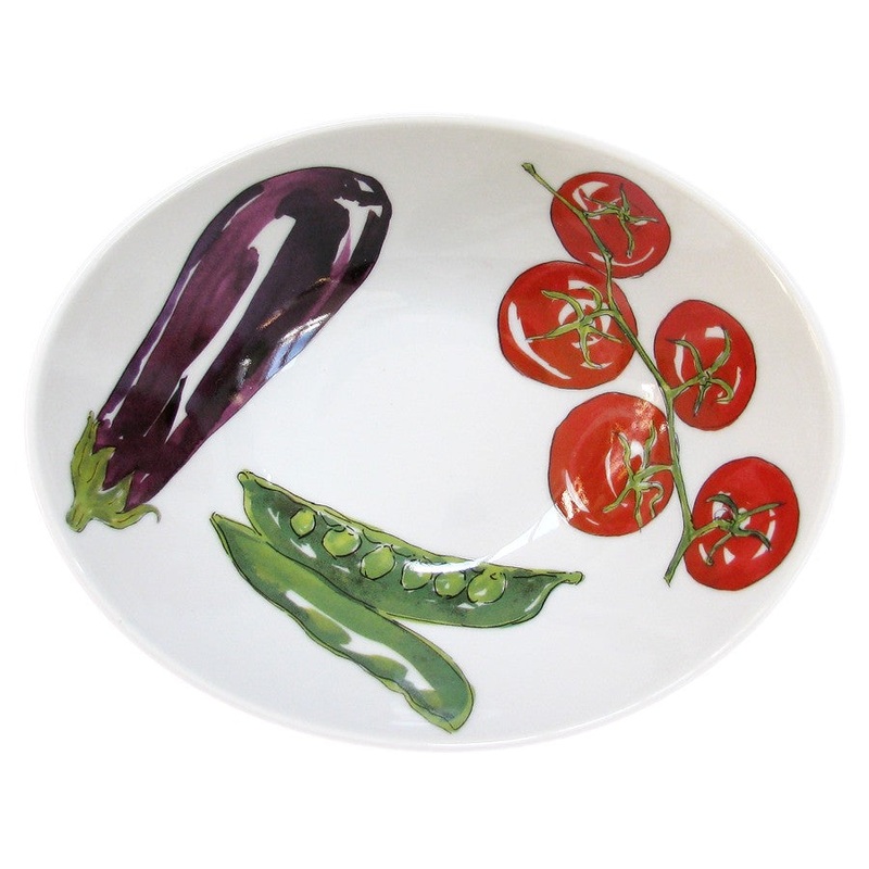 Richard Bramble 18cm Oval Bowl - Vegetable