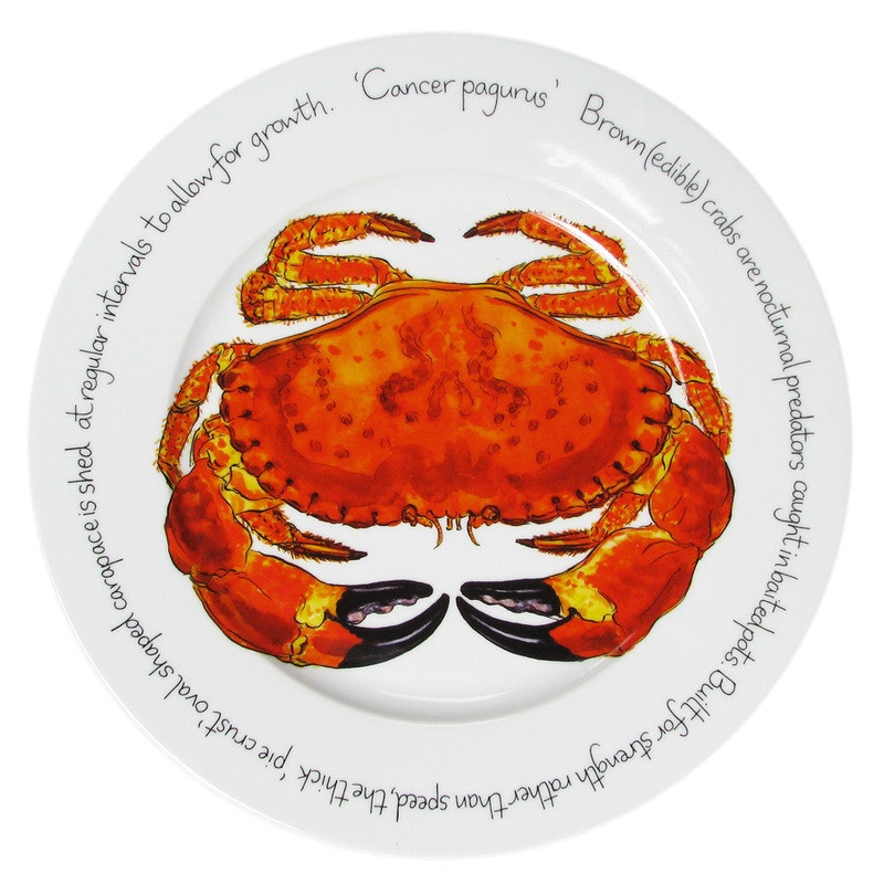 Richard Bramble 30cm Dinner Plate - Crab