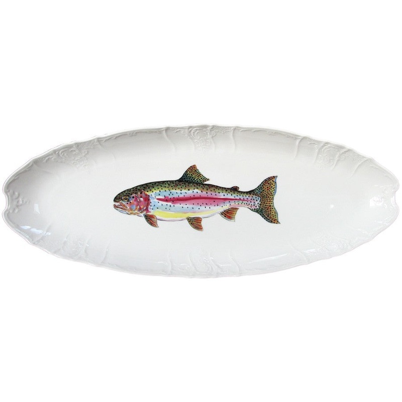 Richard Bramble 65cm Platter - Rainbow Trout