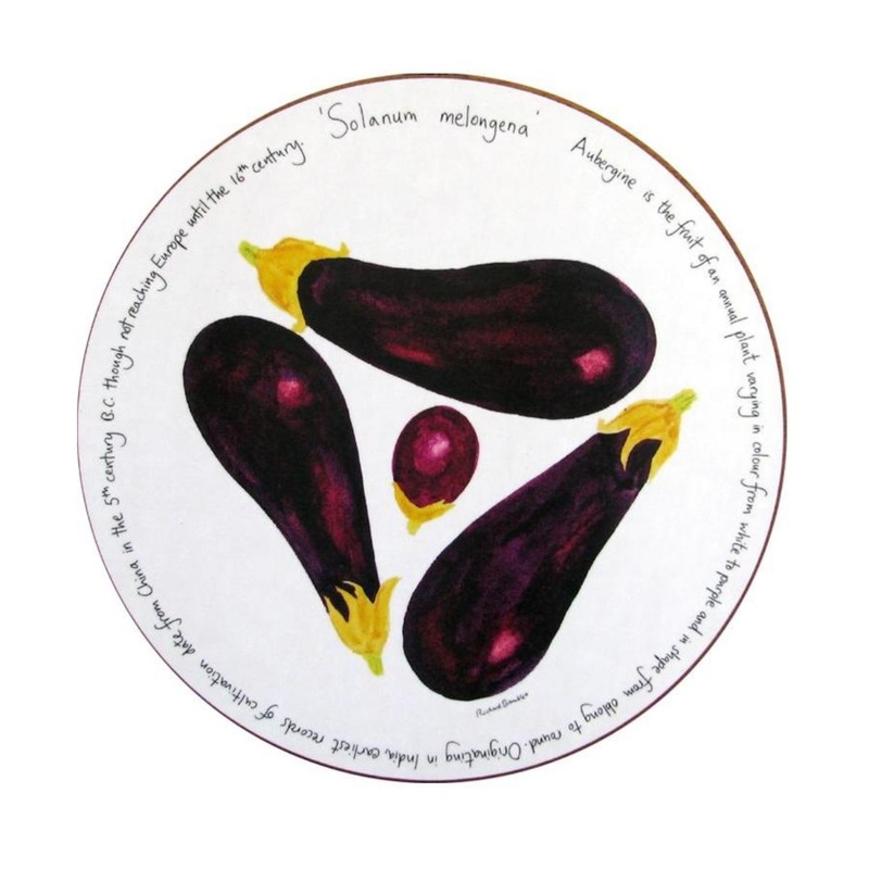 Richard Bramble Placemat 28cm - Aubergine