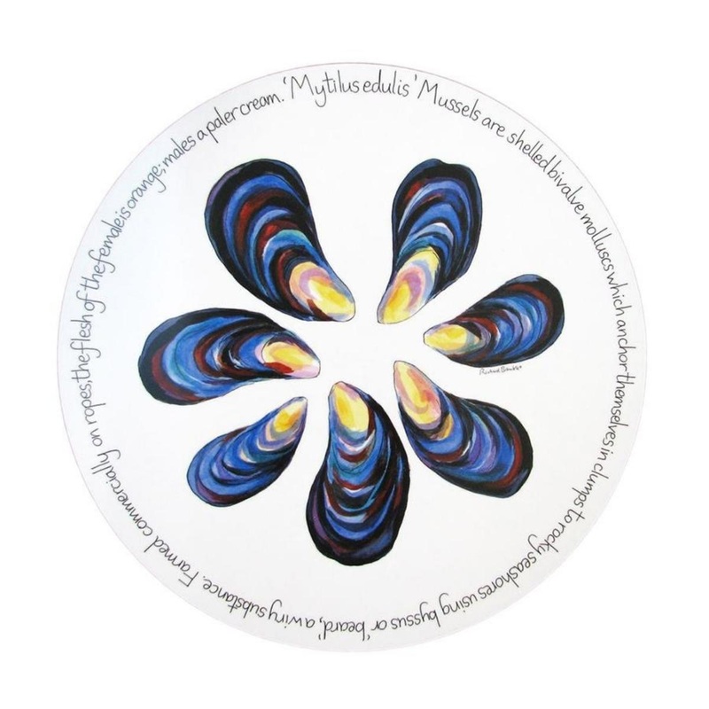 Richard Bramble Placemat 28cm - Mussels