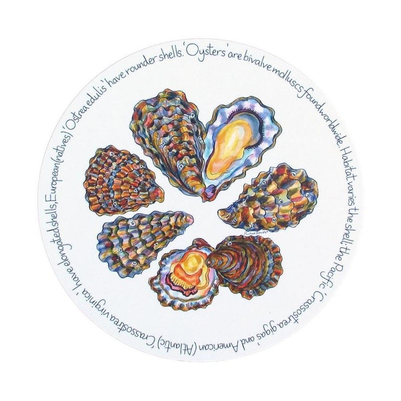 Richard Bramble Placemat 28cm - Oysters