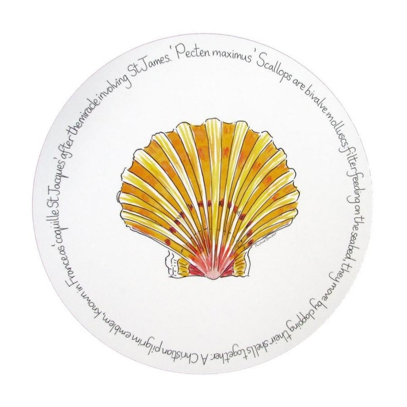 Richard Bramble Placemat 28cm - Scallop