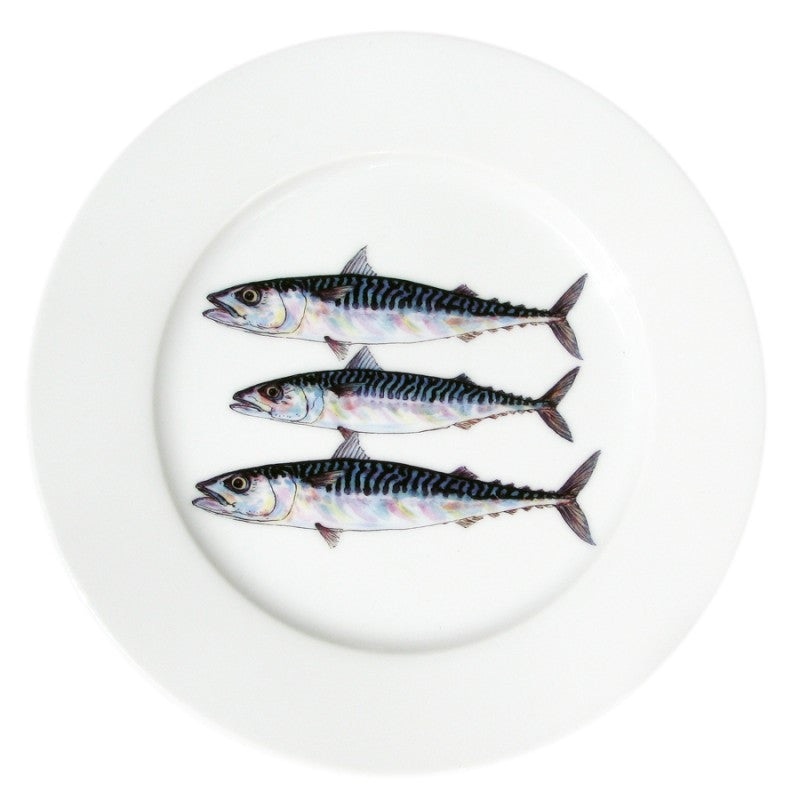 Richard Bramble Side Plate 19cm - Mackerel