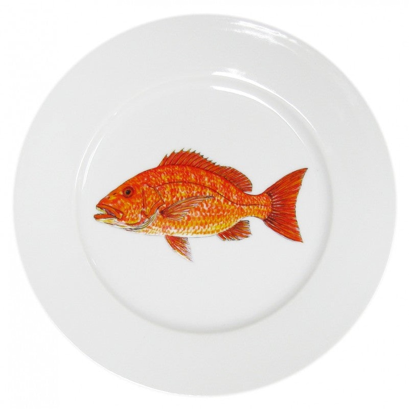Richard Bramble Side Plate 19cm - Red Snapper