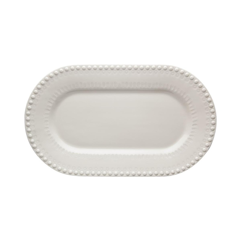 Bordallo Pinheiro Fantasy Oval Platter - Grey