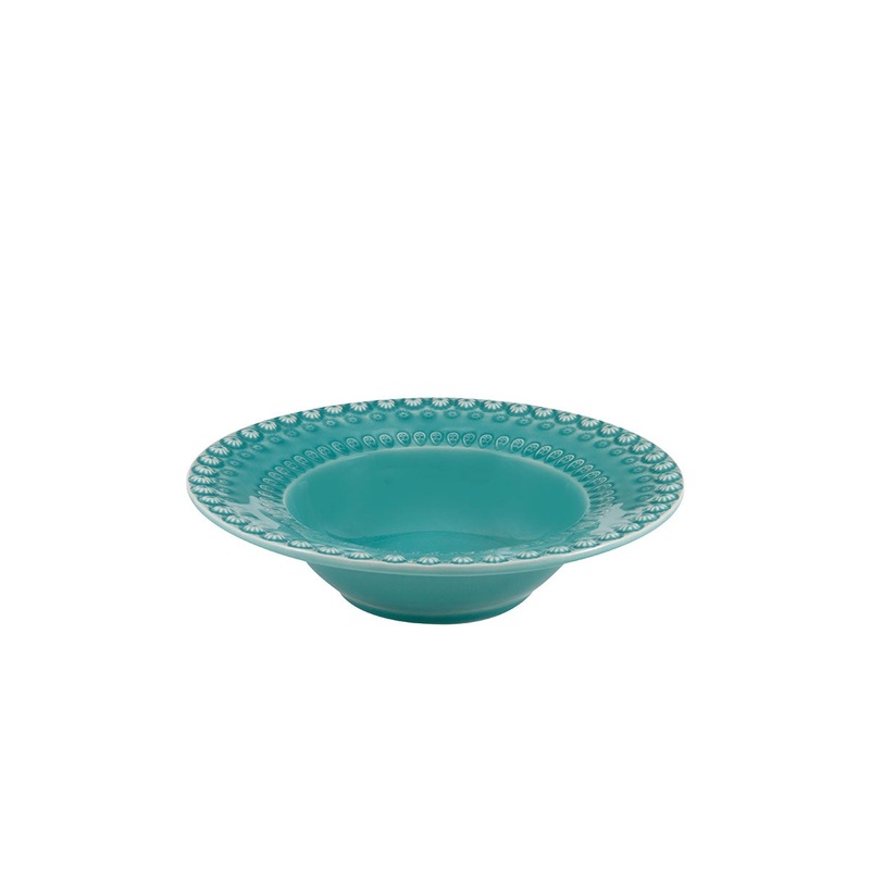 Bordallo Pinheiro Fantasy Pasta Bowl - Aqua