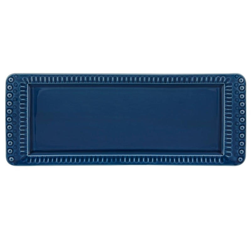 Bordallo Pinheiro Fantasy Rectangular Tray - Blue