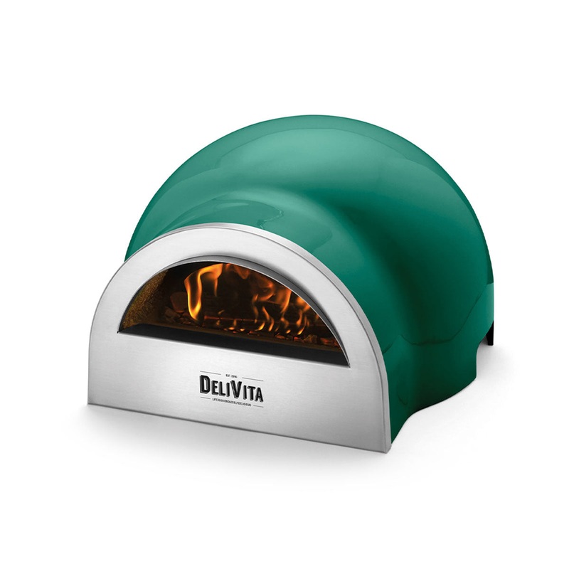 Delivita Wood-Fired Pizza/Oven - Emerald Green