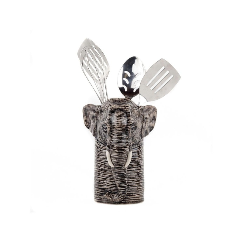 Elephant Utensil Pot