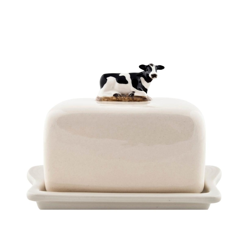 Friesian Cow Butter Dish