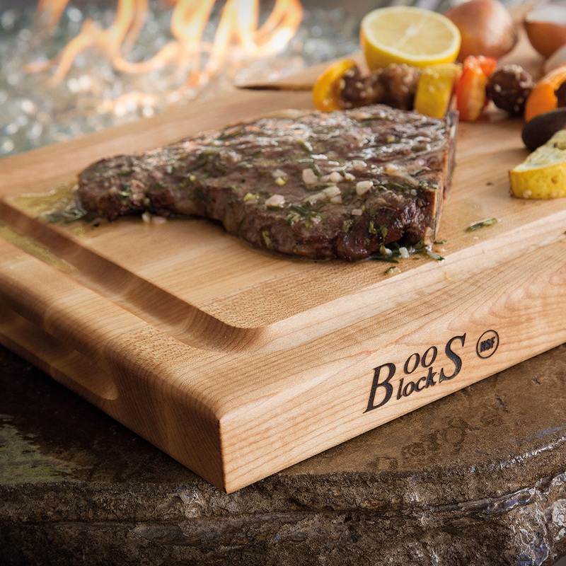 Boos Blocks Pro Chef-Groove Maple Reversible Cutting Board - 46cm