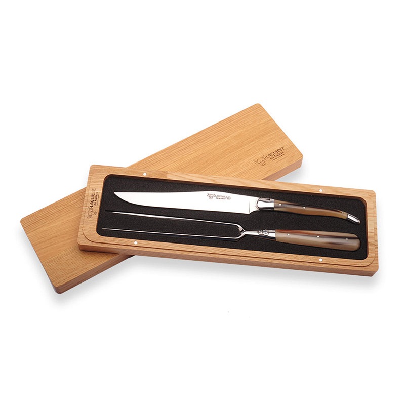 Laguiole Carving Set | Horn