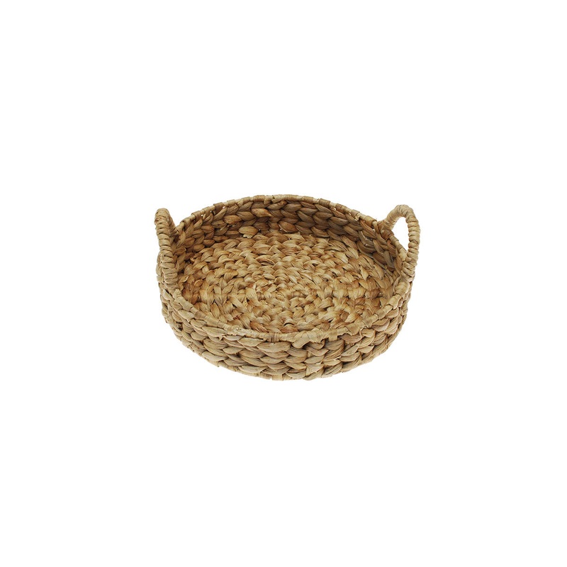 Walton & Co Circular Water Hyacinth Tray - Small