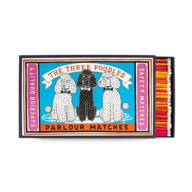 Archivist Giant Box of Matches - Poodles