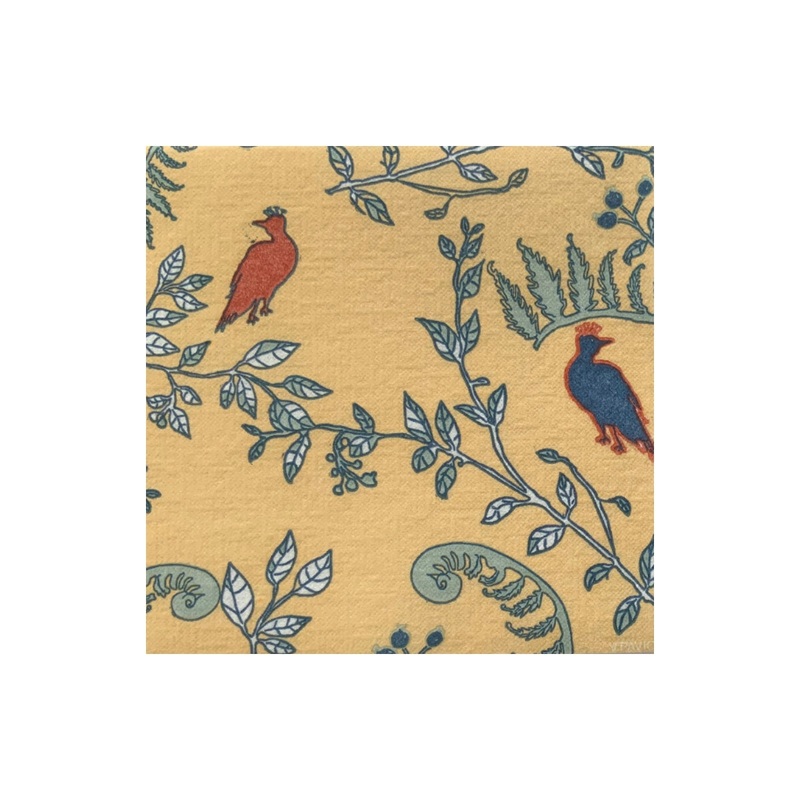 Francoise Paviot Cocktail Napkins - Garden Yellow