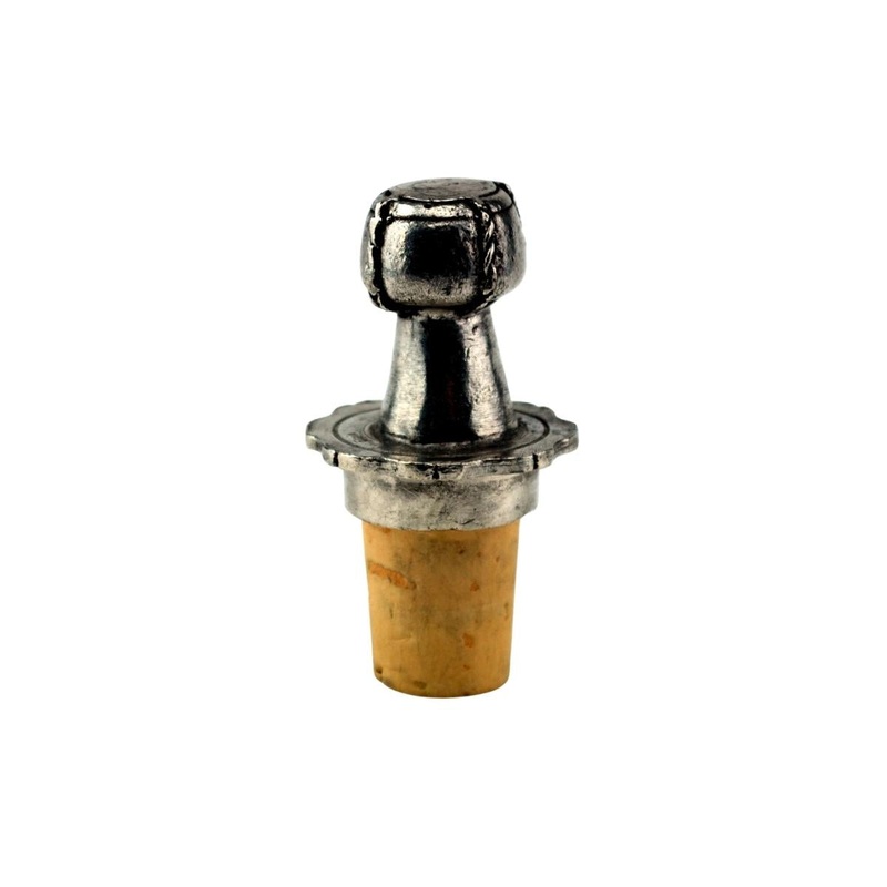 French Pewter Champagne Bottle Stopper