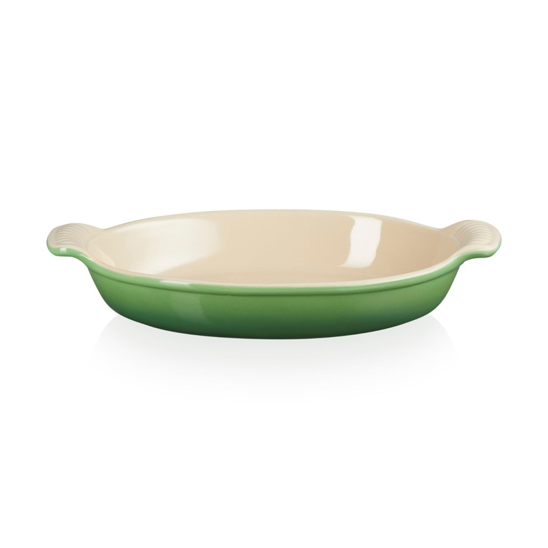 Le Creuset Stoneware Heritage Oval Dish 28cm - Bamboo