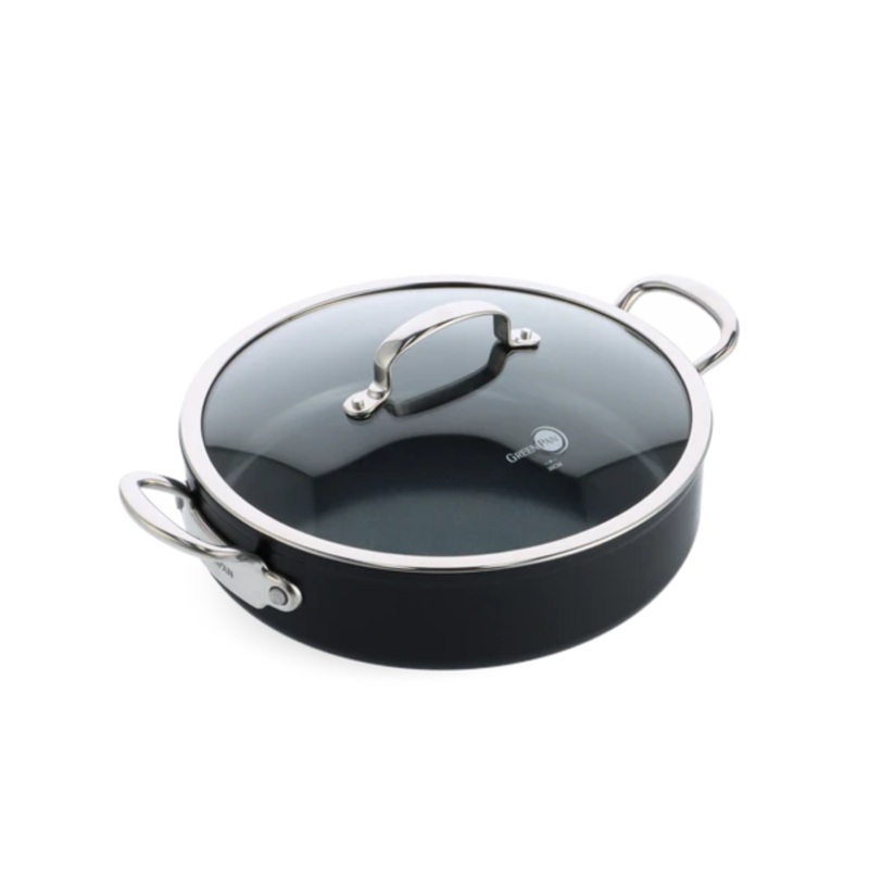 Greenpan Barcelona Pro Deep Saute Pan with Lid - 30cm