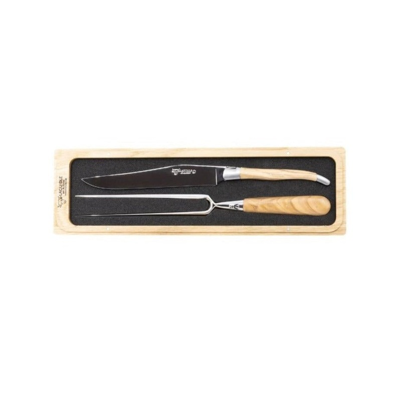 Laguiole Carving Set | Olive
