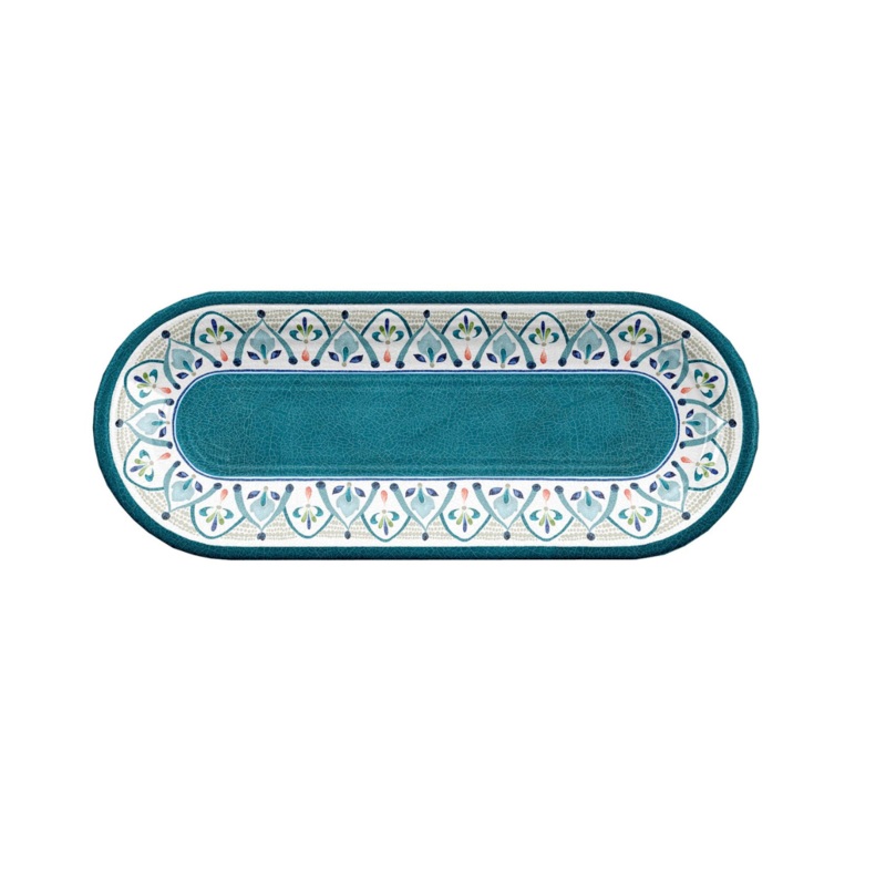 Moroccan Medallion Melamine Appetizer Tray