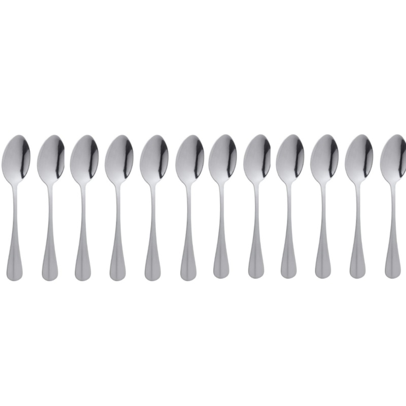 Set of 12 Pintinox Baguette Dessert Spoons - Save 72%