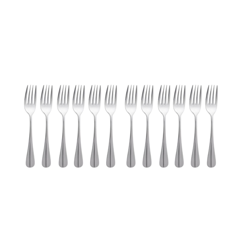 Set of 12 Pintinox Baguette Table Forks -Save 75%