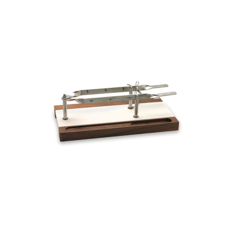 Breka Ham Slicing Stand Walnut/Marble