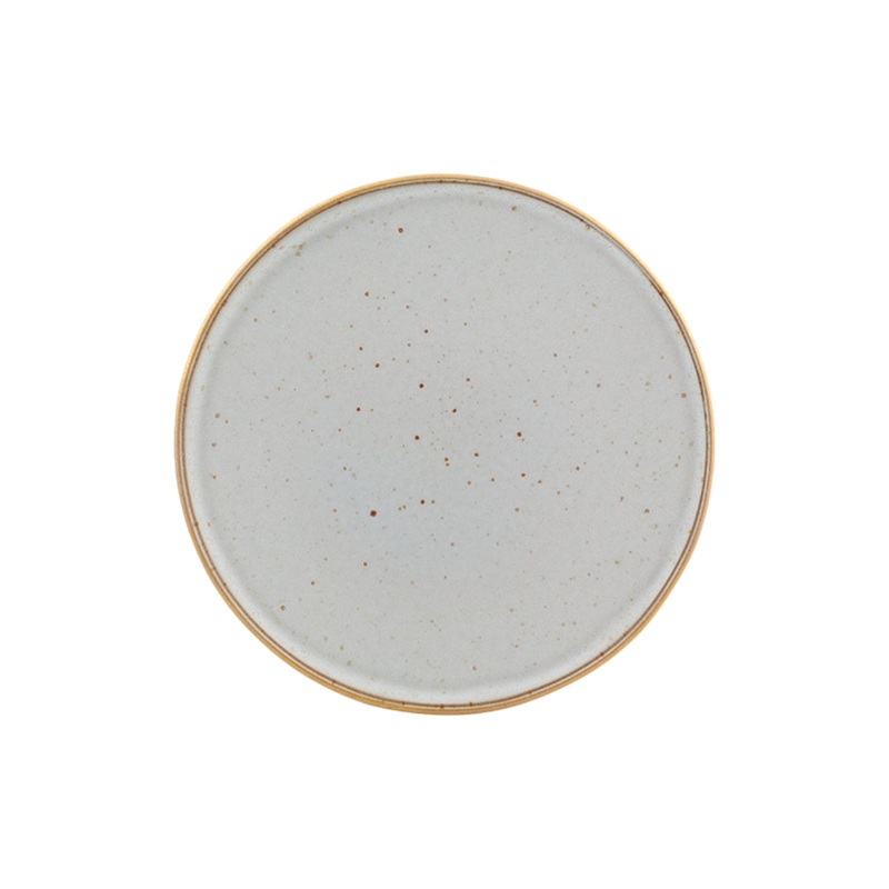 Casa Alegre Gold Stone White Dinner Plate
