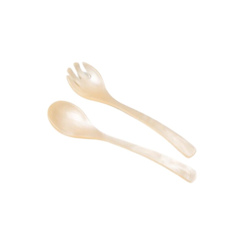 Heim Sohne Acrylic Salad Servers - Cream