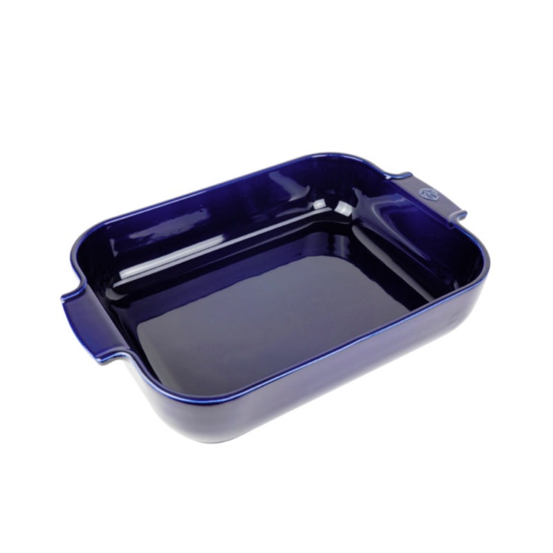 Peugeot Appolia Blue Ceramic Rectangular Baking Dish - 40cm