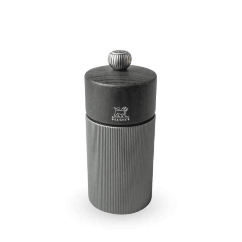 Peugeot Line Salt Mill Carbon Aluminium Finish - 12cm