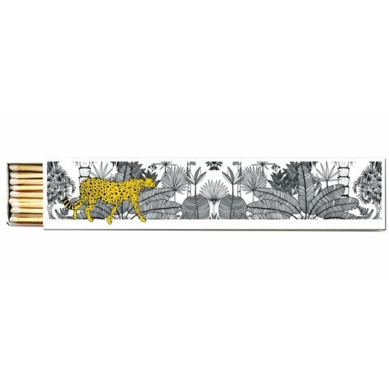 Archivist Luxury Box of Long Matches - Cheetah