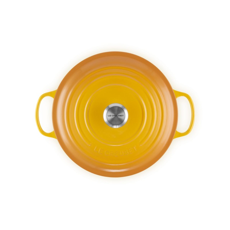 Le Creuset Signature Cast Iron Round Casserole 24cm - Nectar
