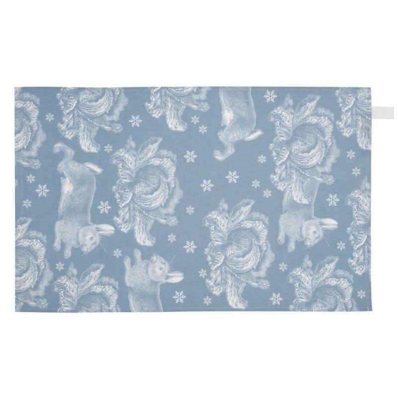 Christmas Rabbit Tea-Towel