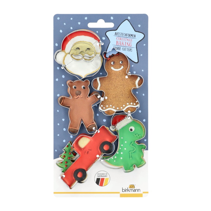 Christmas Santa Cookie Cutter Set
