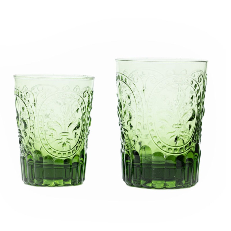 Fiore Di Firenze Large Glass - Green