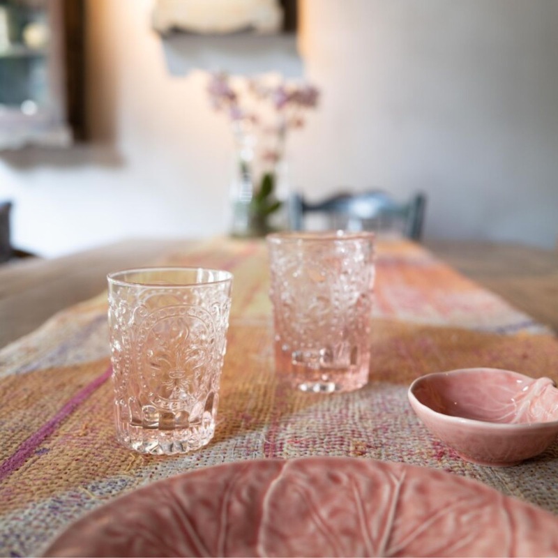Fiore Di Firenze Small Glass - Pink