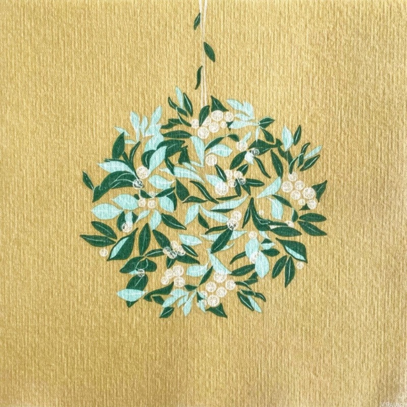 Francoise Paviot Dinner Napkin - Gold Pearl