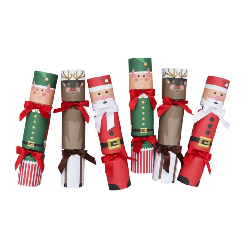 Nancy & Betty Christmas Cracker Set of 6 - North Pole Friends