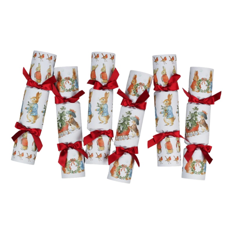 Nancy & Betty Christmas Cracker Set of 6 - Peter Rabbit