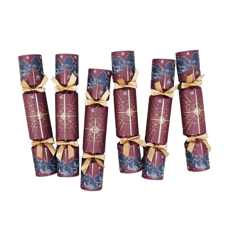 Nancy & Betty  Christmas Cracker Set of 6 - Silent Night