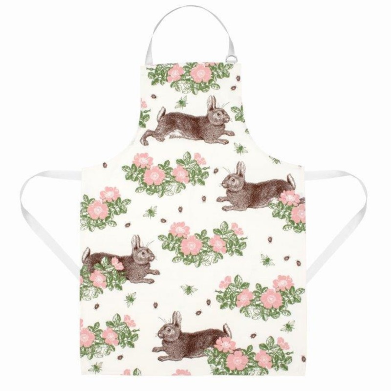 Rabbit and Rose Apron